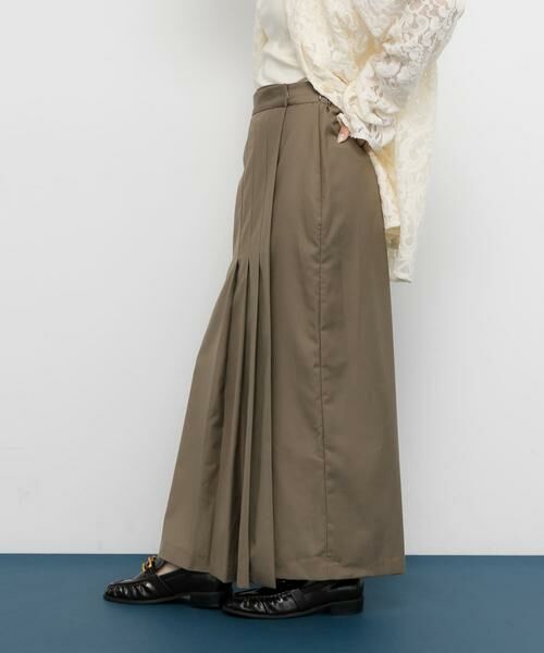 KBF / ケービーエフ スカート | ラップライクプリーツスカート | 詳細2