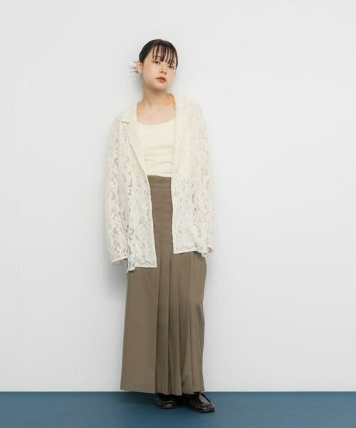 KBF / ケービーエフ スカート | ラップライクプリーツスカート | 詳細4