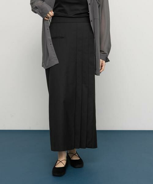 KBF / ケービーエフ スカート | ラップライクプリーツスカート | 詳細8