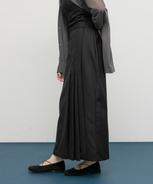 KBF / ケービーエフ スカート | ラップライクプリーツスカート | 詳細9