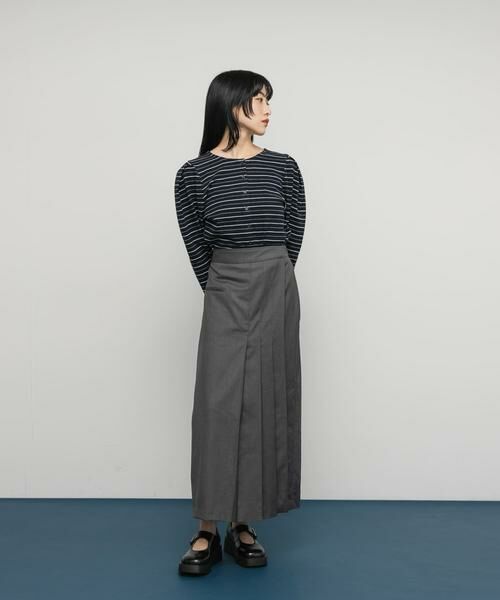 KBF / ケービーエフ スカート | ラップライクプリーツスカート | 詳細21