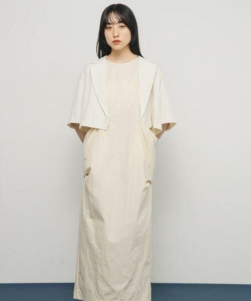 KBF / ケービーエフ ワンピース | ポケットディティールコクーンワンピース | 詳細1