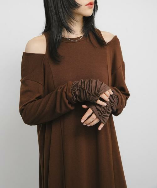 KBF / ケービーエフ ワンピース | ショルダーカットワンピース | 詳細1