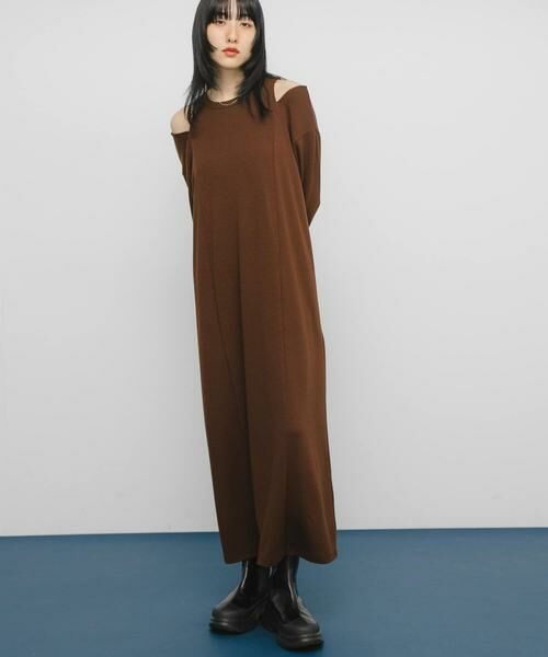KBF / ケービーエフ ワンピース | ショルダーカットワンピース | 詳細2
