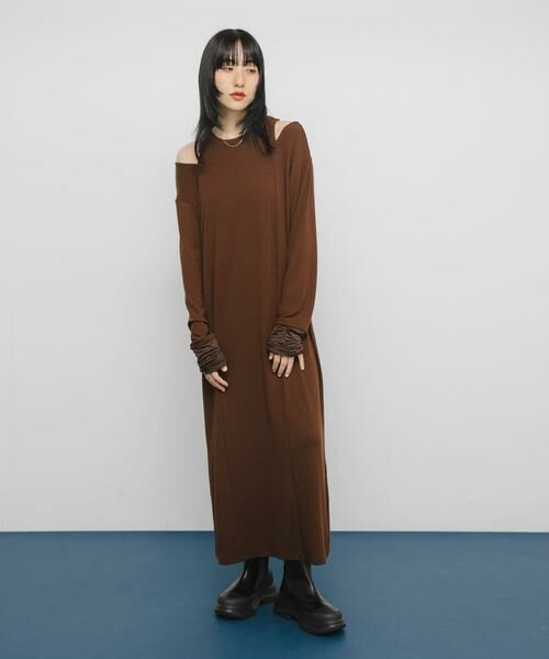 KBF / ケービーエフ ワンピース | ショルダーカットワンピース | 詳細4