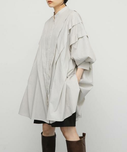 KBF / ケービーエフ ワンピース | ボリュームタックミニワンピース | 詳細11