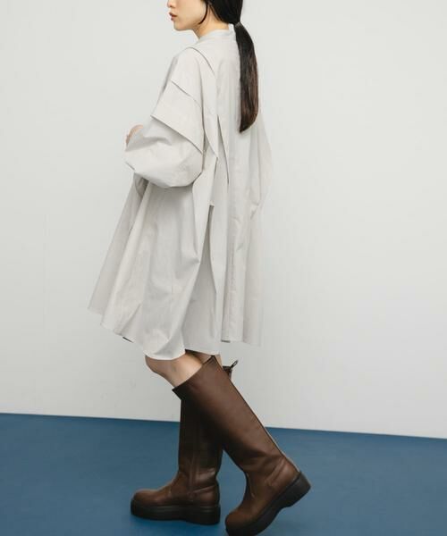 KBF / ケービーエフ ワンピース | ボリュームタックミニワンピース | 詳細13