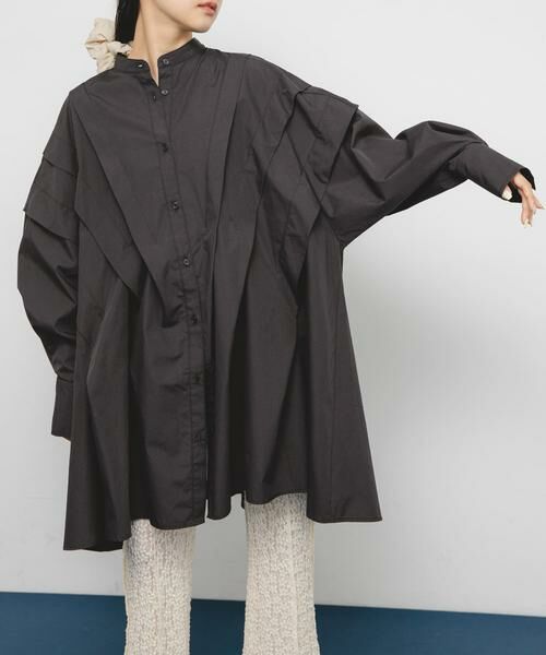 KBF / ケービーエフ ワンピース | ボリュームタックミニワンピース | 詳細19