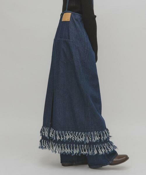KBF / ケービーエフ ワンピース | フリンジデニムキャミワンピース | 詳細2