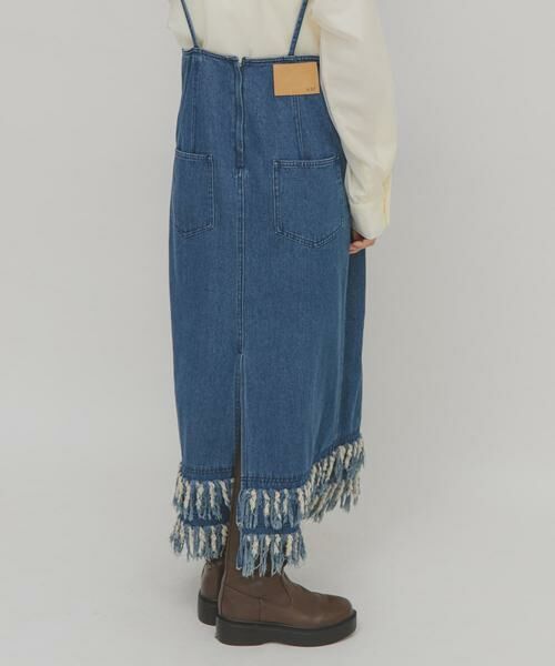 KBF / ケービーエフ ワンピース | フリンジデニムキャミワンピース | 詳細17