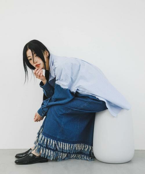 KBF / ケービーエフ ワンピース | フリンジデニムキャミワンピース | 詳細21