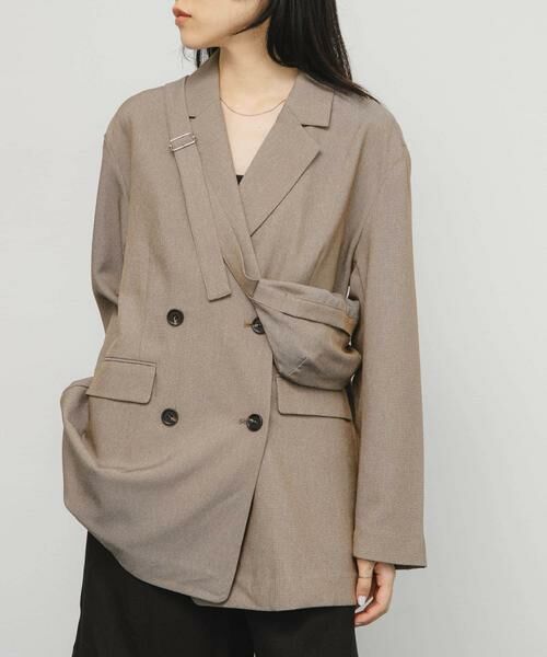 KBF / ケービーエフ その他アウター | バッグSETダブルジャケット | 詳細2