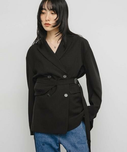 KBF / ケービーエフ その他アウター | バッグSETダブルジャケット | 詳細10