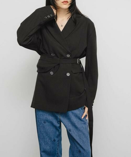 KBF / ケービーエフ その他アウター | バッグSETダブルジャケット | 詳細12