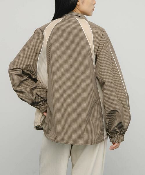 KBF / ケービーエフ ブルゾン | チェックZIPアップブルゾン | 詳細3