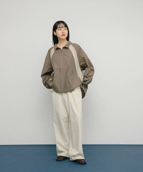 KBF / ケービーエフ ブルゾン | チェックZIPアップブルゾン | 詳細4