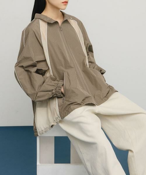 KBF / ケービーエフ ブルゾン | チェックZIPアップブルゾン | 詳細7