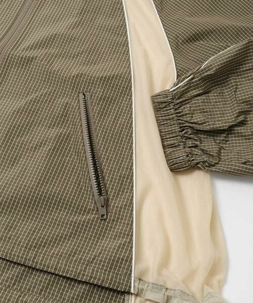 KBF / ケービーエフ ブルゾン | チェックZIPアップブルゾン | 詳細9