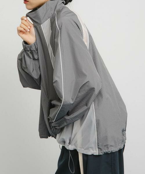 KBF / ケービーエフ ブルゾン | チェックZIPアップブルゾン | 詳細12