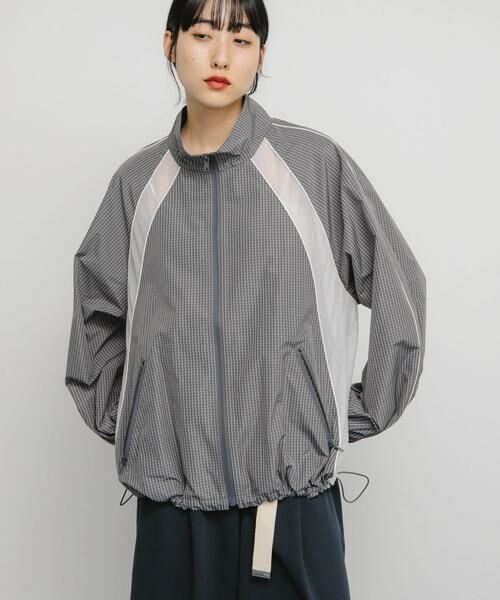 KBF / ケービーエフ ブルゾン | チェックZIPアップブルゾン | 詳細13