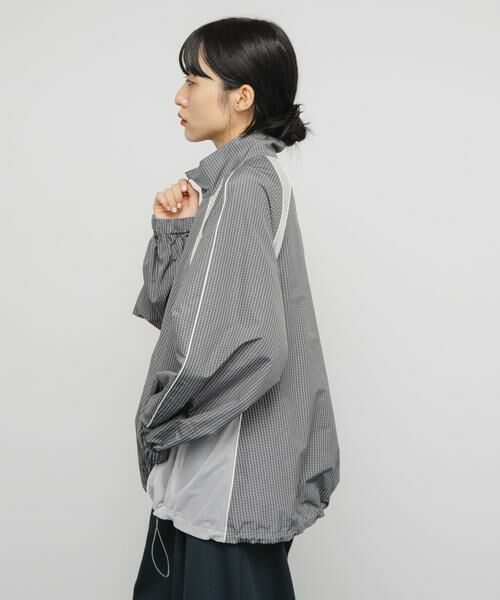 KBF / ケービーエフ ブルゾン | チェックZIPアップブルゾン | 詳細14