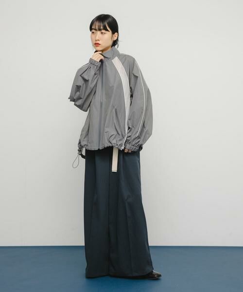 KBF / ケービーエフ ブルゾン | チェックZIPアップブルゾン | 詳細15