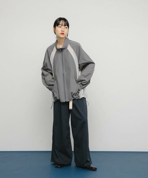 KBF / ケービーエフ ブルゾン | チェックZIPアップブルゾン | 詳細16