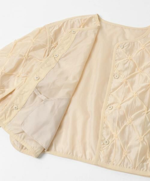 KBF / ケービーエフ ブルゾン | シャーリングショートジャケット | 詳細10