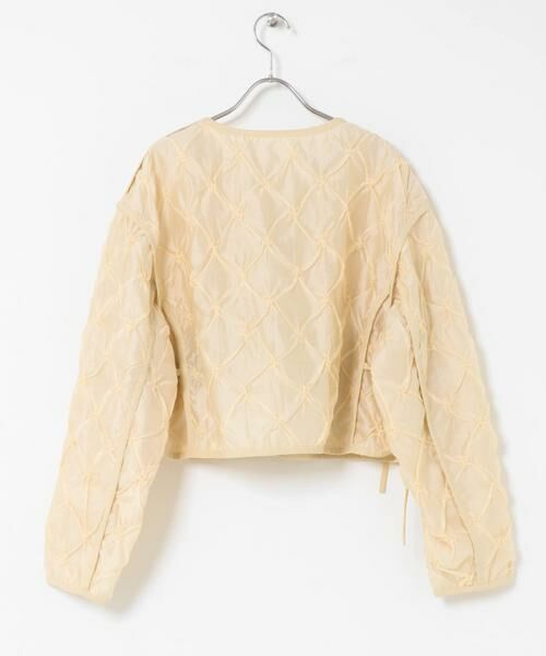 KBF / ケービーエフ ブルゾン | シャーリングショートジャケット | 詳細11