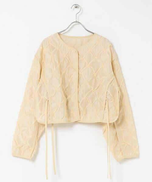 KBF / ケービーエフ ブルゾン | シャーリングショートジャケット | 詳細9