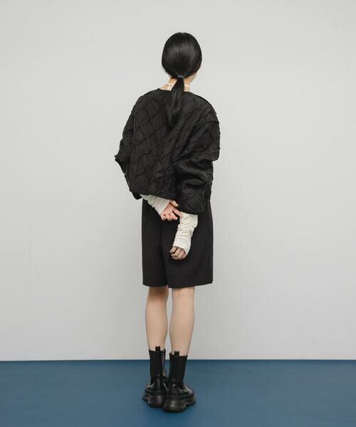 KBF / ケービーエフ ブルゾン | シャーリングショートジャケット | 詳細20