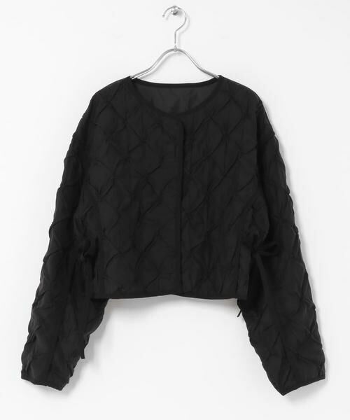 KBF / ケービーエフ ブルゾン | シャーリングショートジャケット | 詳細21