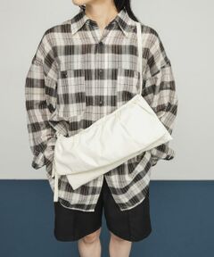 KBF / ケービーエフ ショルダーバッグ | ナイロンギャザーフラップBAG