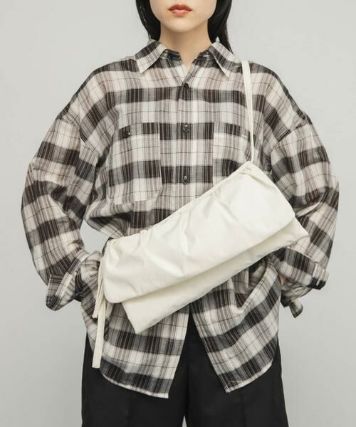 KBF / ケービーエフ ショルダーバッグ | ナイロンギャザーフラップBAG | 詳細11