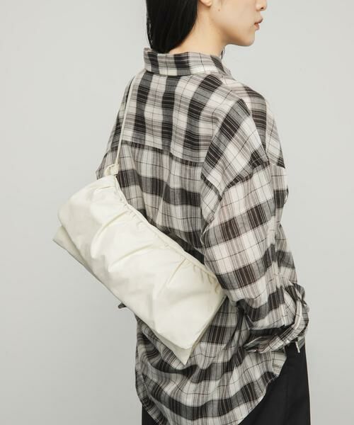 KBF / ケービーエフ ショルダーバッグ | ナイロンギャザーフラップBAG | 詳細12