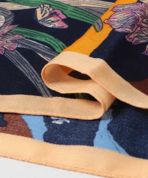 KBF / ケービーエフ バンダナ・スカーフ | フラワーデザインビッグスカーフ | 詳細10