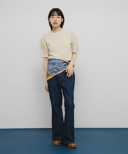 KBF / ケービーエフ バンダナ・スカーフ | フラワーデザインビッグスカーフ | 詳細5