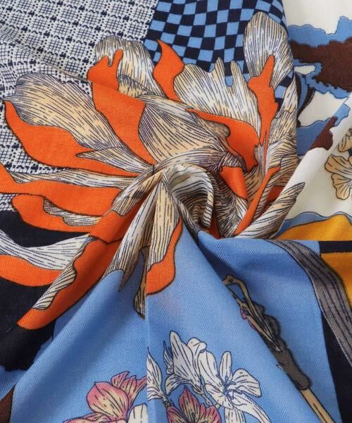 KBF / ケービーエフ バンダナ・スカーフ | フラワーデザインビッグスカーフ | 詳細9