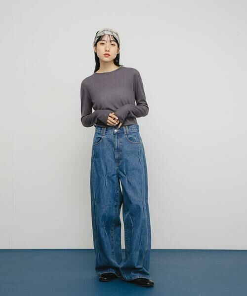 KBF / ケービーエフ バンダナ・スカーフ | フラワーデザインビッグスカーフ | 詳細19