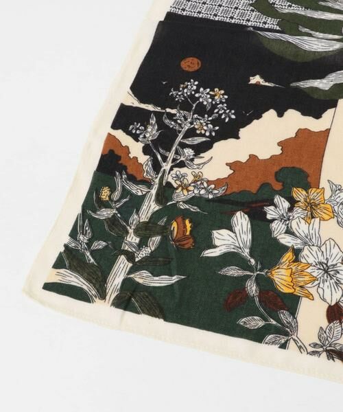 KBF / ケービーエフ バンダナ・スカーフ | フラワーデザインビッグスカーフ | 詳細21