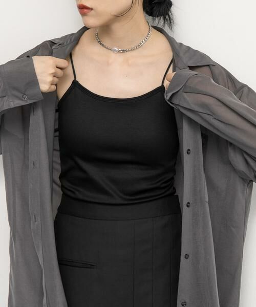 KBF / ケービーエフ キャミソール・チューブトップ | スパゲティダブルストラップキャミソール | 詳細5