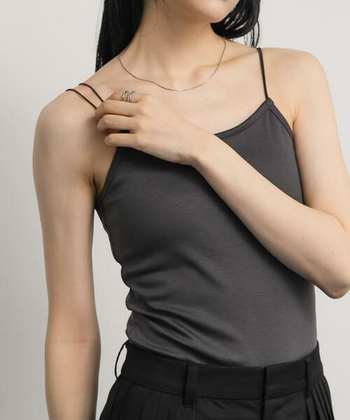 KBF / ケービーエフ キャミソール・チューブトップ | スパゲティダブルストラップキャミソール | 詳細12
