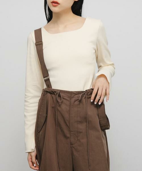 KBF / ケービーエフ Tシャツ | バックオープンカップ付ロンTEE | 詳細2