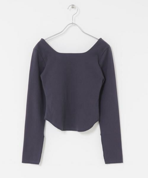 KBF / ケービーエフ Tシャツ | バックオープンカップ付ロンTEE | 詳細14