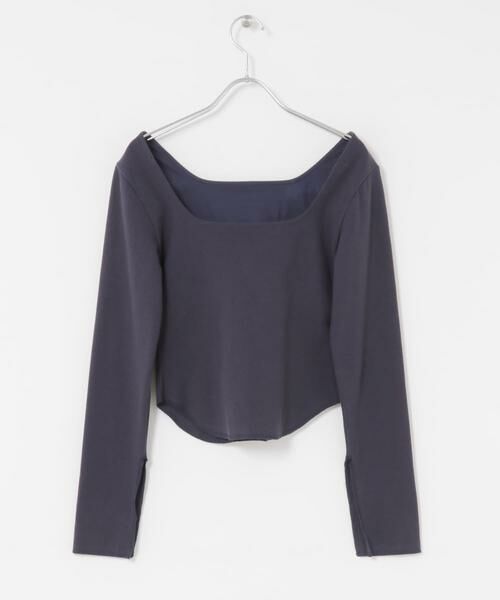 KBF / ケービーエフ Tシャツ | バックオープンカップ付ロンTEE | 詳細16