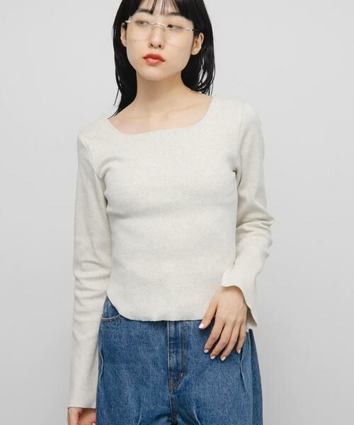 KBF / ケービーエフ Tシャツ | バックオープンカップ付ロンTEE | 詳細21