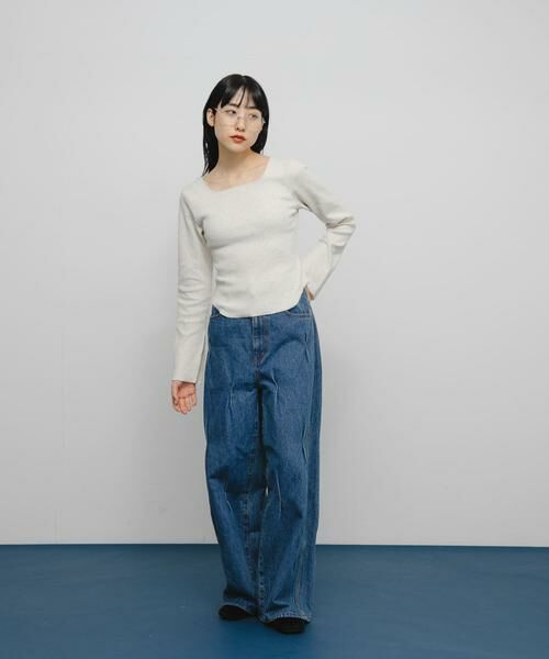 KBF / ケービーエフ Tシャツ | バックオープンカップ付ロンTEE | 詳細23