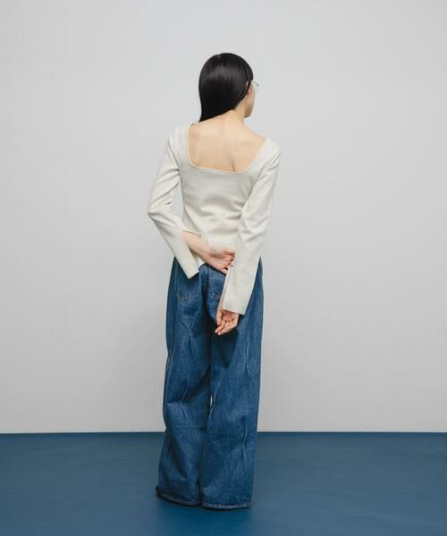 KBF / ケービーエフ Tシャツ | バックオープンカップ付ロンTEE | 詳細24