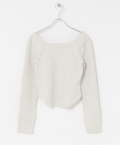 KBF / ケービーエフ Tシャツ | バックオープンカップ付ロンTEE | 詳細25