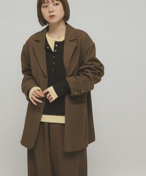 KBF / ケービーエフ ニット・セーター | レイヤードライクヘンリーニット | 詳細3